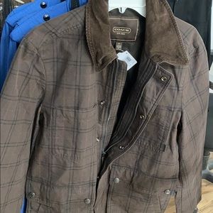 New Coach Utility Jacket Tattersall Small